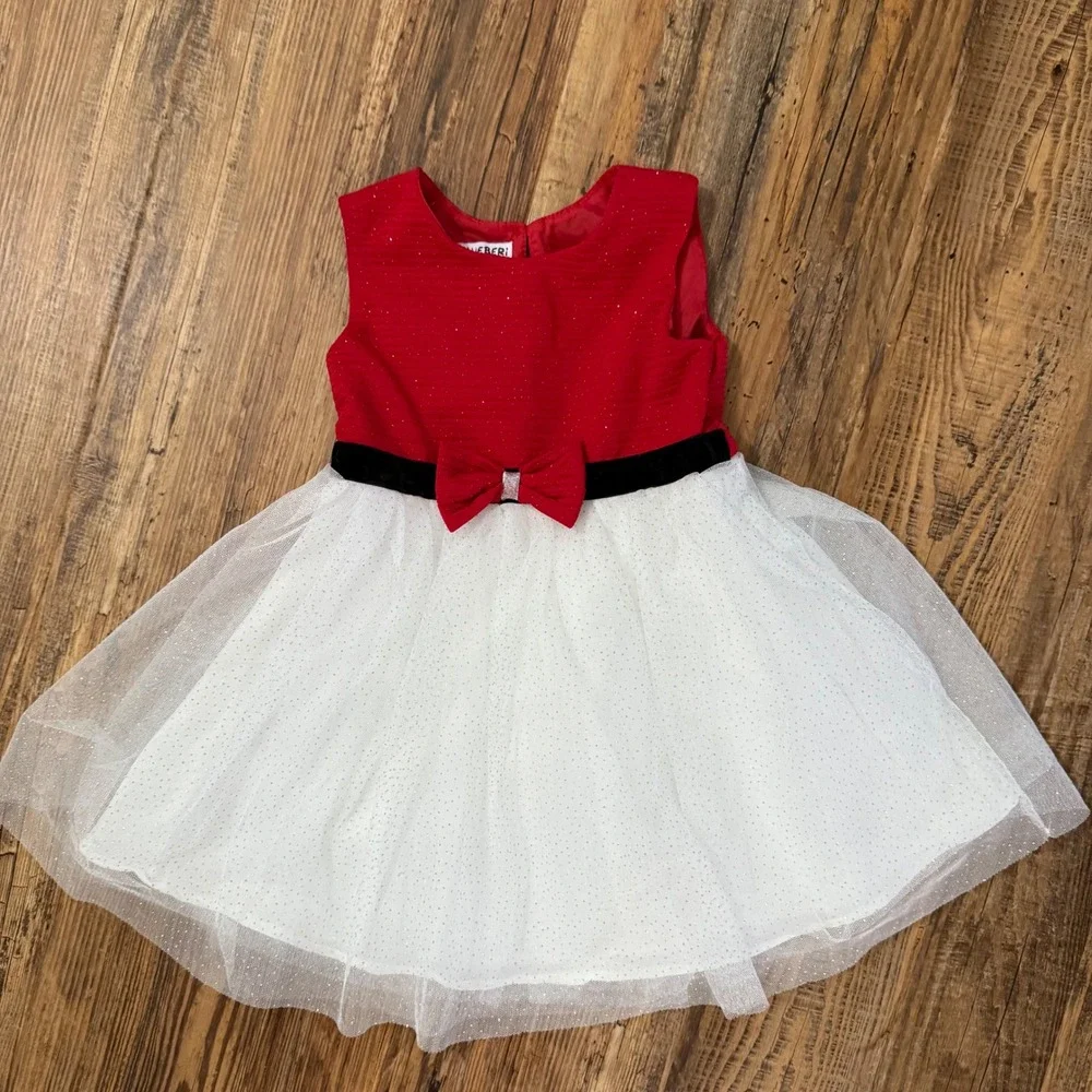 NWT Blueberi Boulevard Dress and Coat Set Toddler Girls 3T Fur Holiday Christmas